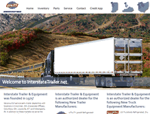 Tablet Screenshot of interstatetrailer.net